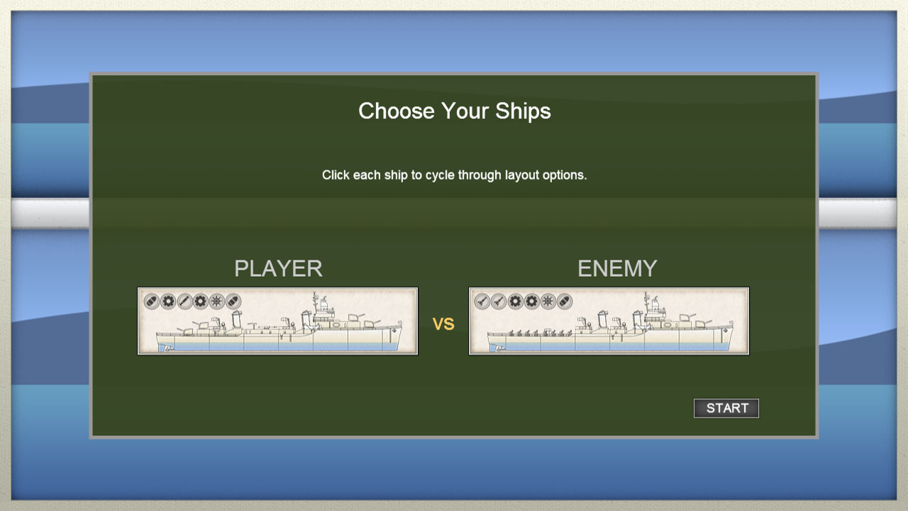 Naval Battles - Ship configuration Naval Battles - Ship configuration