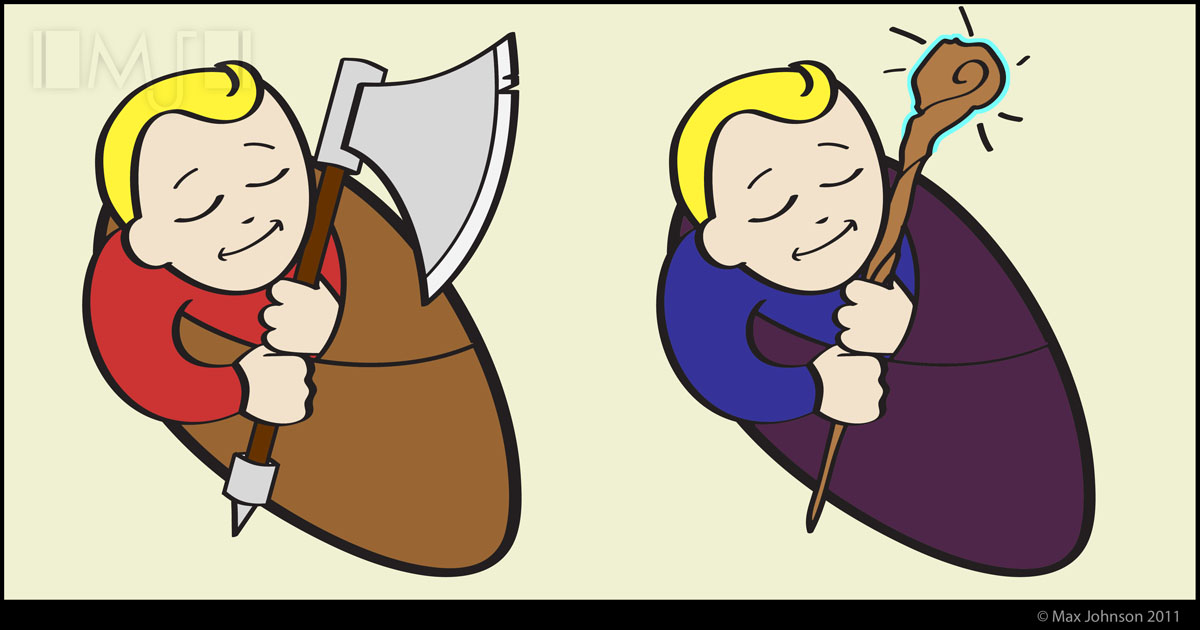 ToddleQuest - Babies swaddled illustration